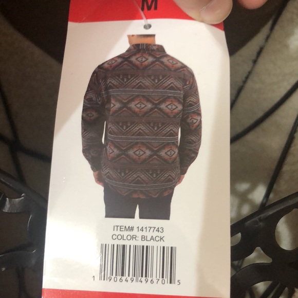 Jachs New York Jacket Shacket Wool Blend Sherpa Lined Aztec Southwestern medium - Picture 11 of 14